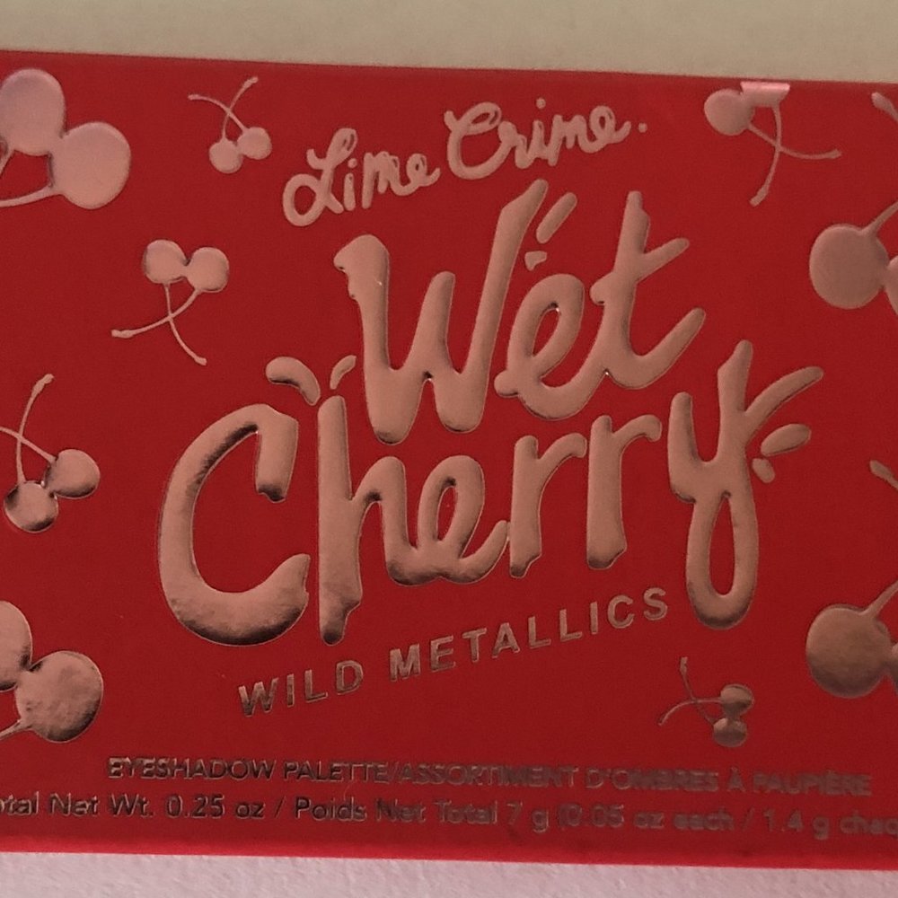 Lime Crime Wet Cherry Wild Metallics with L.A colors Jewel Tone eyelash set of 3